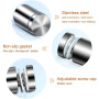 GZLCEU 25 Pcs Entretoise de Verre, Acier Inoxydable Vis D'écartement 16x30mm Vis Publicitaire avec Boulon Fixation Accessoires p