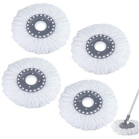 SDwfxd 4 pcs têtes de Rechange Clean mop