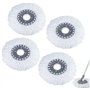 SDwfxd 4 pcs têtes de Rechange Clean mop