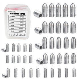 xianzhanEU 40 PCS Plongeur à Bille Vis Sans Tete