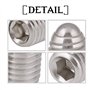 xianzhanEU 40 PCS Plongeur à Bille Vis Sans Tete,M3 M4 M5 Vis de Plongeur à Bille à Ressort,304 Vis Inox pour Appareils Mécaniqu