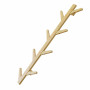 FREOSEN Porte Manteau Mural en Bois Naturel Portant Vêtements Mural en Bamboo Porte Manteau Bois Vertical Corchets Patère en Boi