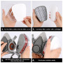 Rawhui Masque Anti Poussiere avec Filtres et Lunettes de Protection, Masque de Protection Respiratoire Réutilisable pour Pulvéri