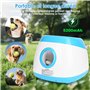 Rawhui Lanceur de Balle pour Chien Automatique Jeu Intelligence Chien Balles de Tennis pour Chiens de Grand et Moyenne Taille