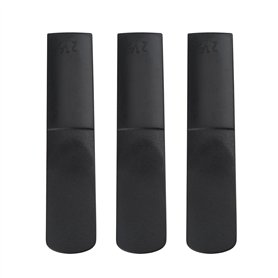3pcs Alto Sax Saxophone Anches Résine Saxophone Reed 2.5 Reed Accessoire Noir pour Débutant Étudiant Anches Saxophone Alto Synth