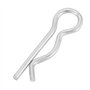 Goupille fendue de type R, Jarchii Goupille à goupille de type R, 1.2 * 20mm Clips de goupille de retenue de type R