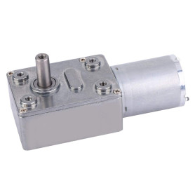 DC 24V 5-150RPM Grand moteur à engrenages à vis sans fin de type micro Moteur de réduction de vitesse DC Moteur de réduction de