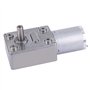 DC 24V 5-150RPM Grand moteur à engrenages à vis sans fin de type micro Moteur de réduction de vitesse DC Moteur de réduction de