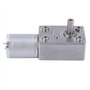 DC 24V 5-150RPM Grand moteur à engrenages à vis sans fin de type micro Moteur de réduction de vitesse DC Moteur de réduction de 