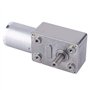 DC 24V 5-150RPM Grand moteur à engrenages à vis sans fin de type micro Moteur de réduction de vitesse DC Moteur de réduction de 