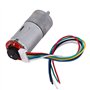 DC 12V DIY Moteur à engrenages avec support de montage 65mm Kit de roue magnétique pour boîte de vitesses Moteur Kit de réductio