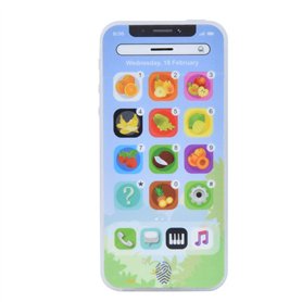 Téléphone Mobile Simulé Plastique Enfants à Ecran Tactile Téléphone Educatif Téléphone Portable Musique Anglais Jouet D'apprenti