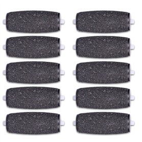 10 Pack Extra Rugueux Rouleaux de Remplacement （black)