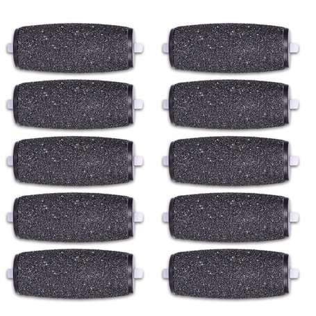 10 Pack Extra Rugueux Rouleaux de Remplacement （black)