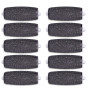 10 Pack Extra Rugueux Rouleaux de Remplacement （black)