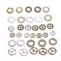 DAHI 200g steampunk antique engrenages pendentif horloge roue de roue pour l'artisanat, couleurs mélangées - Roues pour DIY Arti