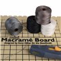 Super-Lon Lot de 4 bobines de fil idéal pour enfiler des perles au crochet et micro macram, compatible avec Kumihimo Projets S L