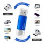 Clé USB C 64 Go Flash Drive USB 2.0 Mémoire Stick 64Go 2 en 1 OTG Portable Type C Clef USB 64go Imperméable Pen Drive pour PC/Ma