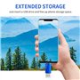 Clé USB C 64 Go Flash Drive USB 2.0 Mémoire Stick 64Go 2 en 1 OTG Portable Type C Clef USB 64go Imperméable Pen Drive pour PC/Ma