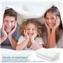 HASLED Kit Drap jetable, Taies D'oreillers et Draps Jetables lit 2 Personnes, Drap de Lit Double Jetable Non Tissé, pour Voyage,