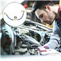 VOSAREA Tuyau de Remplissage de réfrigérant Métal pour climatiseur R134A avec jauge pour Voiture (1/2 Filetage pour l'Amérique e