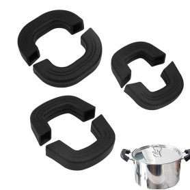 3 Paire Poignée de Casserole en Silicone