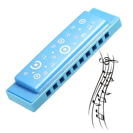 Harmonica Diatonique pour Enfants - 10 Trous en Plastique
