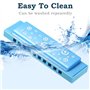 Harmonica Diatonique pour Enfants - 10 Trous en Plastique, Jouet Musical pour Débutants