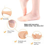 MIVAIUN 4 Paires de Protections d'orteils Doux Protecteur en pour Pointe des Pieds, Footful Capuchons d'orteils Protecteurs, pou