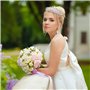 MIVAIUN Tiara Cristal Couronne Diadème Avec Strass Diadème de Princesse en Strass Peigne Couronne de la Mariée Pour Mariages Bal