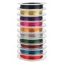 10 rouleau Fil de fer pour Bijoux Coloré Fil de Cuivre Métallique 0.3mm Bijoux Artisanat Faire pour Perlage et Bijoux Art Floral