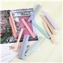 wenrescry Surligneurs Pastel 12 Couleurs – Marqueurs Doubles à Séchage Rapide, Pointe Biseautée, Idéal pour Journalisation, Bure