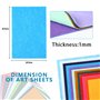 wenrescry Lot de 40 Feuilles de Feutre A4 pour Bricolage - Tissu Non Tissé Idéal pour Projets DIY, Couture et Décoration, Feutre