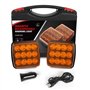 AOHEWEI Feux d'avertissement LED sans fil Ambre