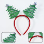 Bandeau de Noël bandeau flocon de neige, bandeau de Noël, bandeau de bois de renne， renne habiller les ornements de fête bandeau