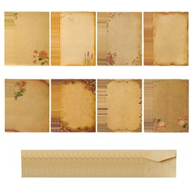48 Pièces Papiers à Lettre Antiques