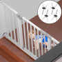 4 Pièces Boulons Barrières, Pression Porte Bébé Filetée, Tige Filetée Pression, Acier Antidérapant Type Y M10 Multifonction Port