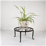Qweri Supports Ronds en Métalpour Pot de Fleurs, 2Pcs Pot de Fleurs Métal Supports Ronds, Supports Ronds de Pot de Plante en Fer
