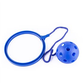 CHUANGOU Ballon Sauteur pour Les Enfants Balle rebondissante avec Ficelle Sauter Jouet Rotatif Balles Fitness Jouet pour Adultes