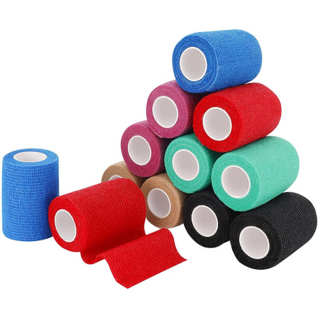 12 Pièces bandages cohésifs