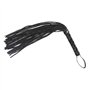 Angeer Cravache d'équitation en cuir synthétique Noir 40 cm
