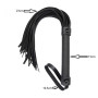 Angeer General Cravache d'équitation en similicuir Noir 38 cm