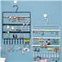 2 Pièces Porte Bijoux Mural, Mural Organisateur de Bijoux Suspendus, Mural Porte-Bijoux, Organiseur de Bijoux à Suspendre, pour 