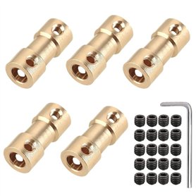 5 Pièces Bricolage Laiton Coupleur