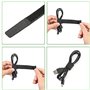 Attache Cable, 100 pcs Attaches De Câbles Attache réutilisable, pour Attacher Les Câbles, Fils PC, Fils Électriques