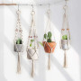Kit De Bricolage En Macramé, 3mm x 100m Cordon En Macramé Naturel, Accessoires En Macramé Comprenant Perles En Bois Couleur, Ann