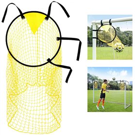 YOUNLEN Filet de Cible de Football Pliable - Équipement d'Entraînement Pour Buts (Jaune)