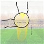 YOUNLEN Filet de Cible de Football Pliable - Équipement d'Entraînement Pour Buts (Jaune)