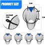YOUNLEN Filet de Cible de Football Pliable - Équipement d'Entraînement Pour Buts (Noir)