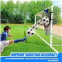YOUNLEN Filet de Cible de Football Pliable - Équipement d'Entraînement Pour Buts (Noir)